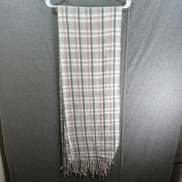 Banana Republic 100% ACRYLIC Women's Plaid Scarves Multi Color - Picture 1 of 6